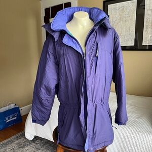 VTG Patagonia Guide Parka Purple Zip-Off Hood Style #84109